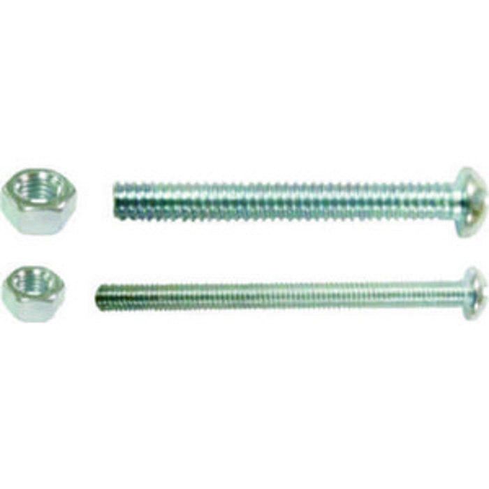 M4 x 50mm ZP Machine Screws & Nuts (Pack of 9) Ray Grahams DIY Store