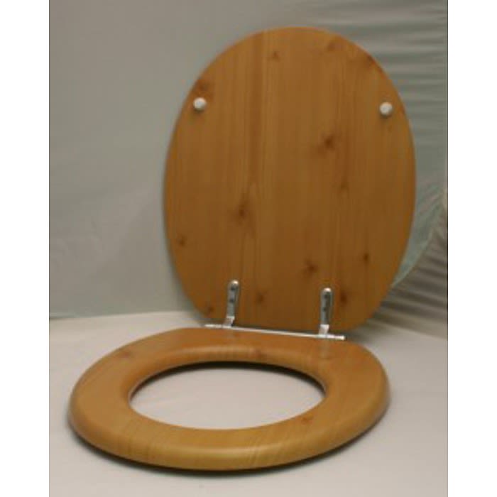 Pine Effect Toilet Seat - Ray Grahams DIY Store