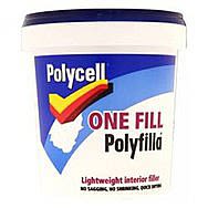 Polycell One Fill Polyfilla 1L Tub