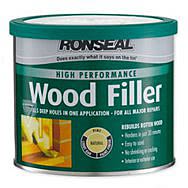 Ronseal Natural High Performance Wood Filler 550g Tin