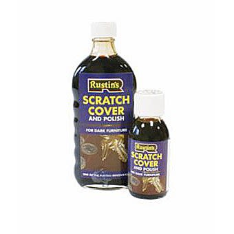 Rustins Scratch Cover & Polish 250ml Bottle - For Dark Furniture