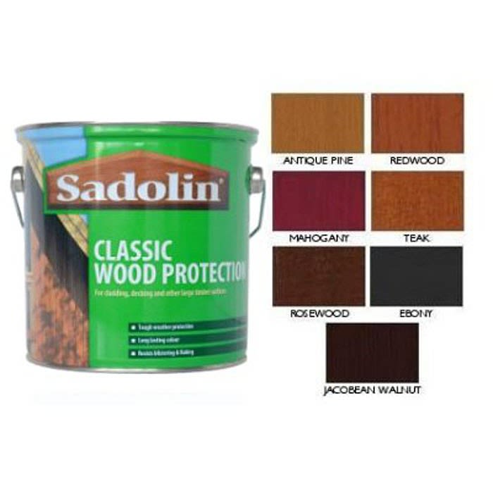 Sadolin Classic Wood Protection 2.5L Redwood Ray Grahams DIY Store