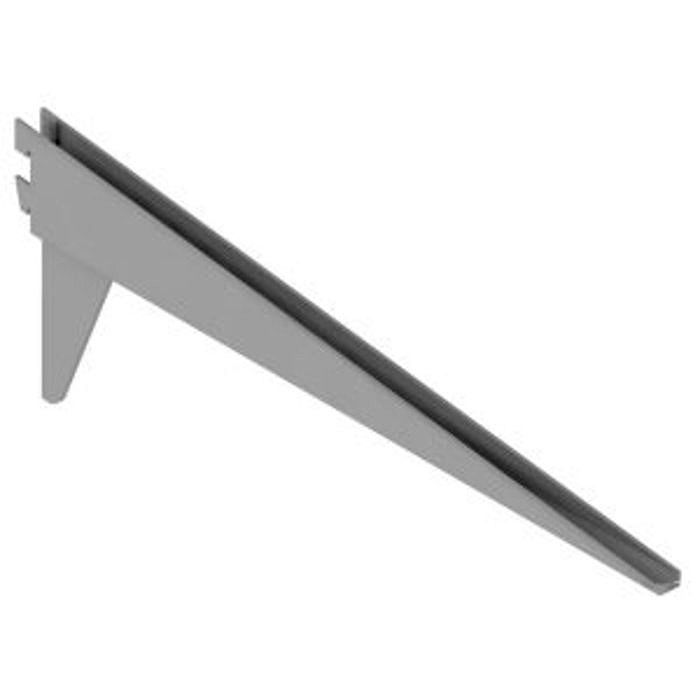Sovella Twin Slot Shelf Bracket Grey 40cm Ray Grahams DIY Store