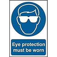 Spectrum 0007 Eye Protection Must Be Worn Sign