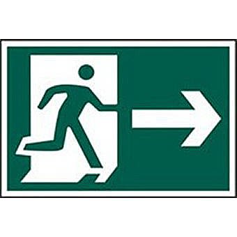 Spectrum 1530 Man Running With Arrow Right Sign  (Graphic Only)