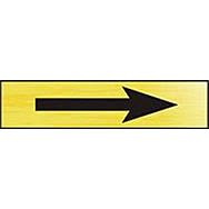 Spectrum 2055 Arrow Graphic Sign Gold