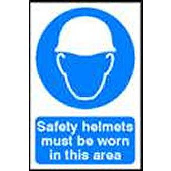 Spectrum 4000 Safety Helmets Must Be Worn In This Area Sign