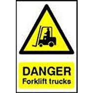 Spectrum 4101 Danger Forklift Trucks Sign