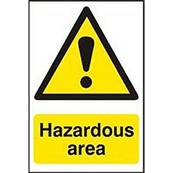 Spectrum 4107 Hazardous Area Sign