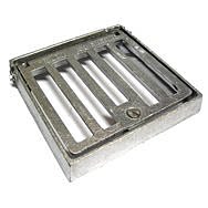 Square Alloy Seal Plate 150 x 150mm Hinge & Lock