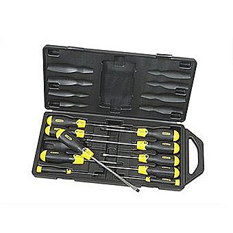 Stanley 10 Piece Cusion Grip Screwdriver Set 265014