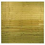 Wooden Fence Panel 6 Foot