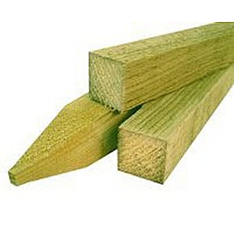 Picture of Tree Stake Fence Post with Spiked Bottom 50mm x 38mm