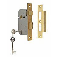 Union 2 Lever Mortice Lock 3" Polished Brass Y2295PB76