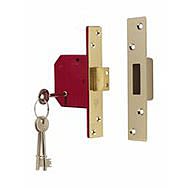 Union 5 Lever Security Mortice Deadlock 2 1/2" Y2101PB65