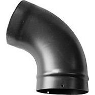 Vitraflue VFB17125  5" Matt Black Pipe With 135 Degree Bend