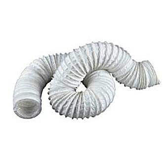 White 5" Flexible Ducting Hose 6m