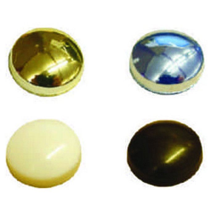 White Plastic Dome Screw Cover (Pack of 4) Ray Grahams DIY Store
