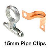 15mm Pipe Clips