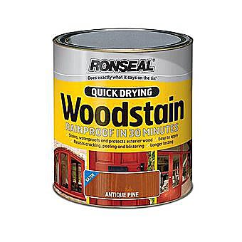 Ronseal Quick Drying Wood Stain Antique Pine 2.5L