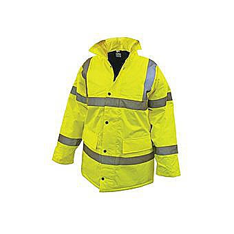 Picture of Scan Hi-Vis Motorway Jacket Yellow