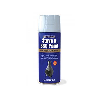 Stove And BBQ Paint Silver 400ML High Temperature Heat Resistant