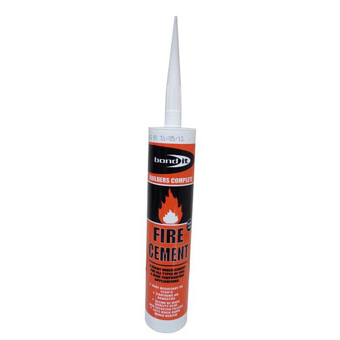 Bond it Black Fire Cement 310 ml Tube - Ray Grahams DIY Store