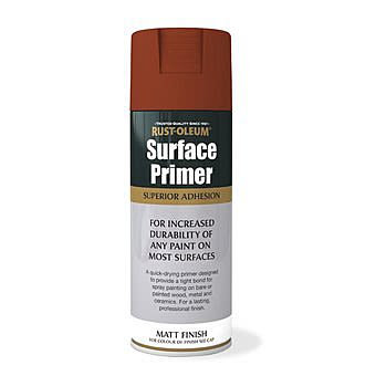 RustOleum Surface Primer Spray Paint - Matt Red