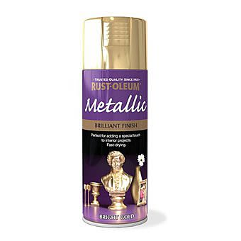 RustOleum Metallic Bright Gold Spray Paint 400ml