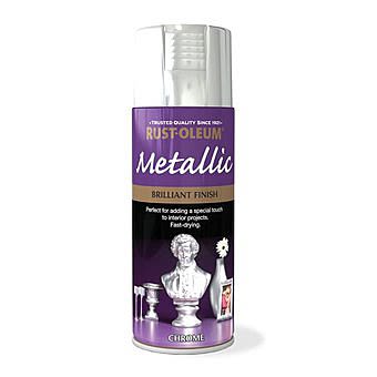 RustOleum Metallic Chrome Spray Paint 400ml