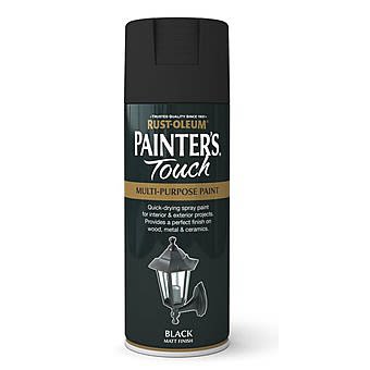 RustOleum Painters Touch Matt Black 400ml