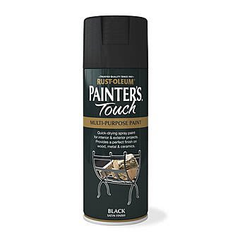 RustOleum Painters Touch Satin Black 400ml
