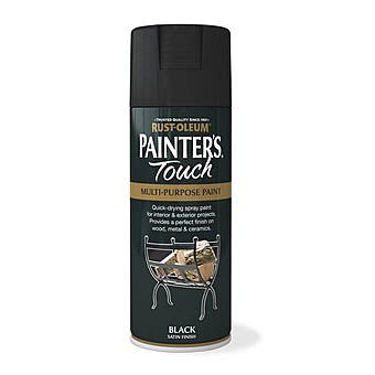 RustOleum Painters Touch Satin Black 400ml