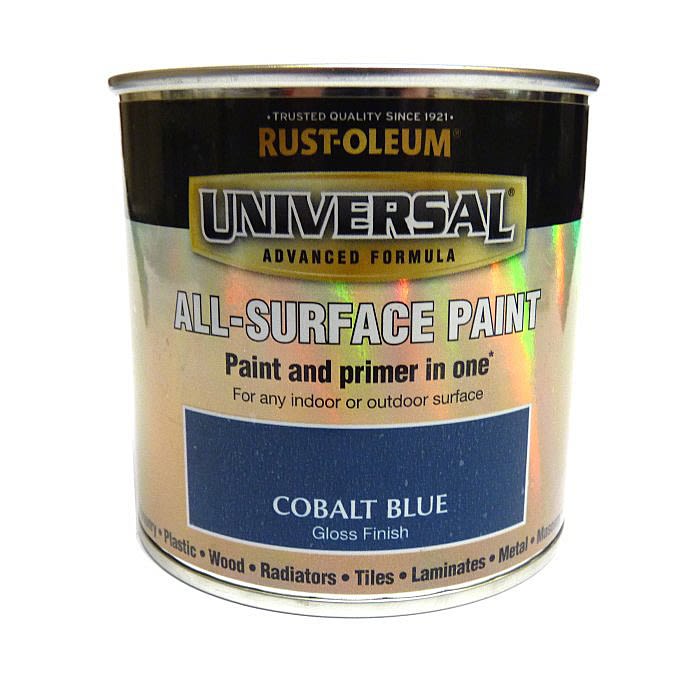 RustOleum Universal All Surface Paint 250ml Cobalt Blue Ray Grahams