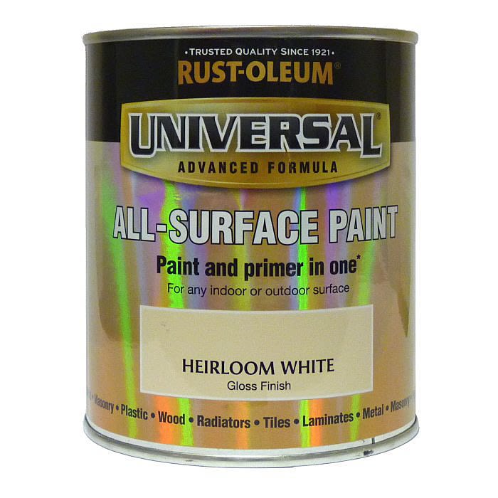 RustOleum Universal All Surface Paint 750ml Heirloom White ...