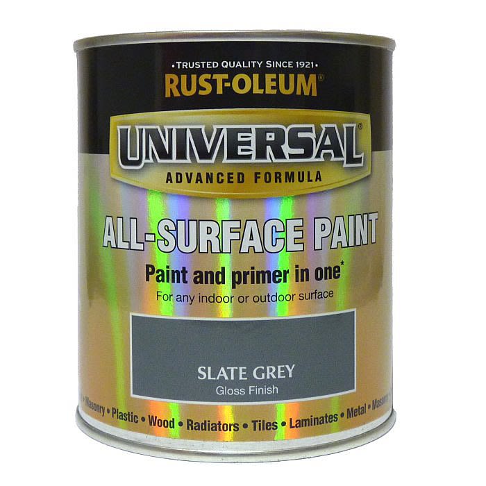 RustOleum Universal All Surface Paint 750ml Slate Grey Ray Grahams