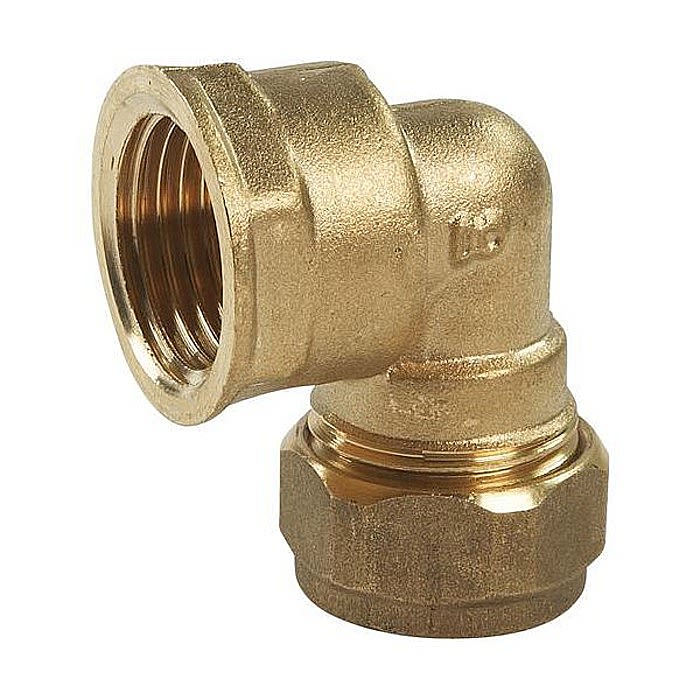 Female Elbow Compression Brass - Lawton Tubes