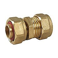 Compression Straight Tap Connector 15mm