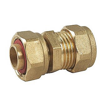 Compression Straight Tap Connector 15mm