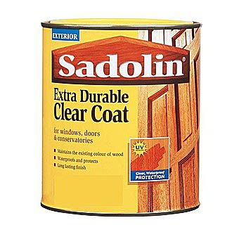 Sadolin Extra Durable Clear Coat Gloss Finish 1 litre