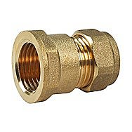 Compression Female Straight 22mm x 1 Inch