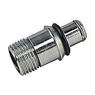 Radiator Valve Extension Piece 15-40mm 1/2 Inch BSP Chrome