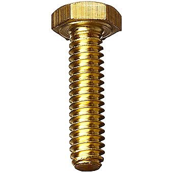 Brass Hexagon Head Bolt M8 x 25mm Bolt Single