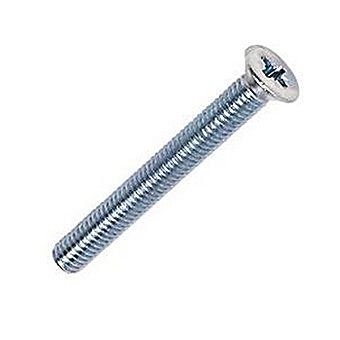 Machine Screw M3 x 25mm Pozi Countersunk Head Zinc Plated Single