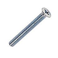 Machine Screw M5 x 50mm Pozi Countersunk Head Zinc Plated Single