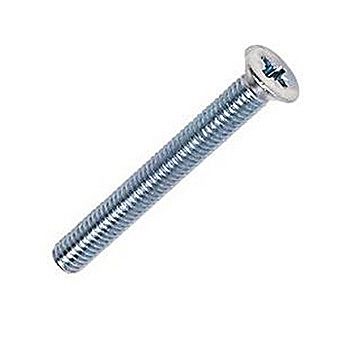 Machine Screw M5 x 50mm Pozi Countersunk Head Zinc Plated Single