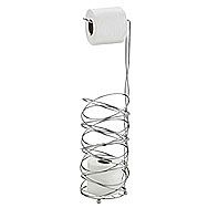 Showerdrape Celeste Toilet Roll Dispenser and Spare Toilet Roll Holder