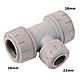 Polyplumb Reducing Tee 28mm x 28mm x 22mm