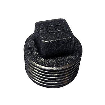 Black Iron Plug 1 Inch 