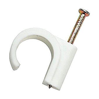 Picture of Plastic Nail in Pipe Clip 15mm